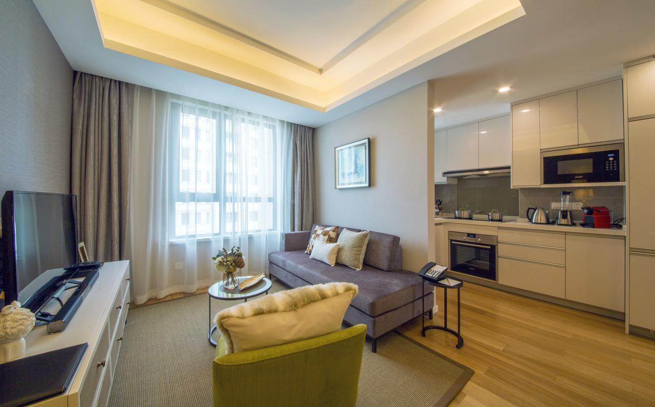 One Sunland Serviced Suites Managed By Lanson Place Шанхай Экстерьер фото